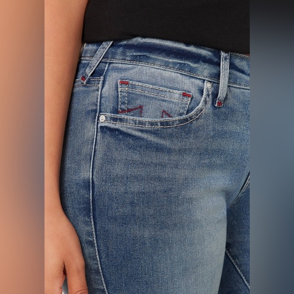 NWT Jennie Mid-Rise Curvy Skinny Jean w/ Raw Hem | Size: 28 | Medium Maze Runner - Picture 5 of 10